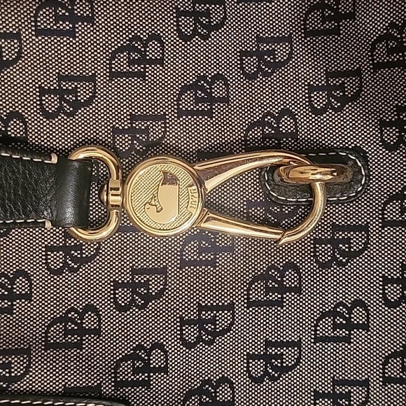 Dooney & Bourke logo satchel, like new. - Picture 3 of 12